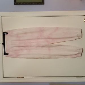 American Eagle Boyfriend Jogger, Size M, Pink and White